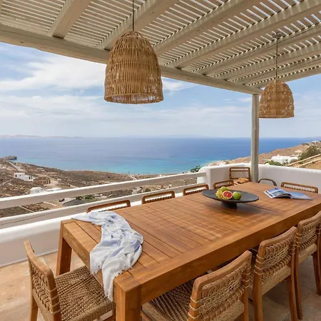 New Twin In Mykonos Pool & Stunning Views Ferienhaus *