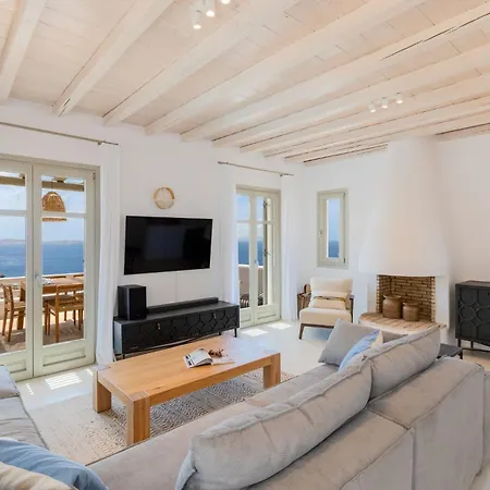 New Twin In Mykonos Pool & Stunning Views Ferienhaus *