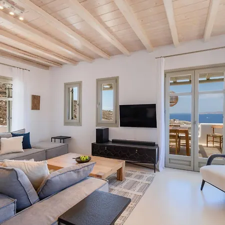 New Twin In Mykonos Pool & Stunning Views Φανάρι