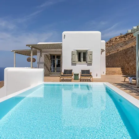Hébergement de vacances New Twin In Mykonos Pool & Stunning Views *
